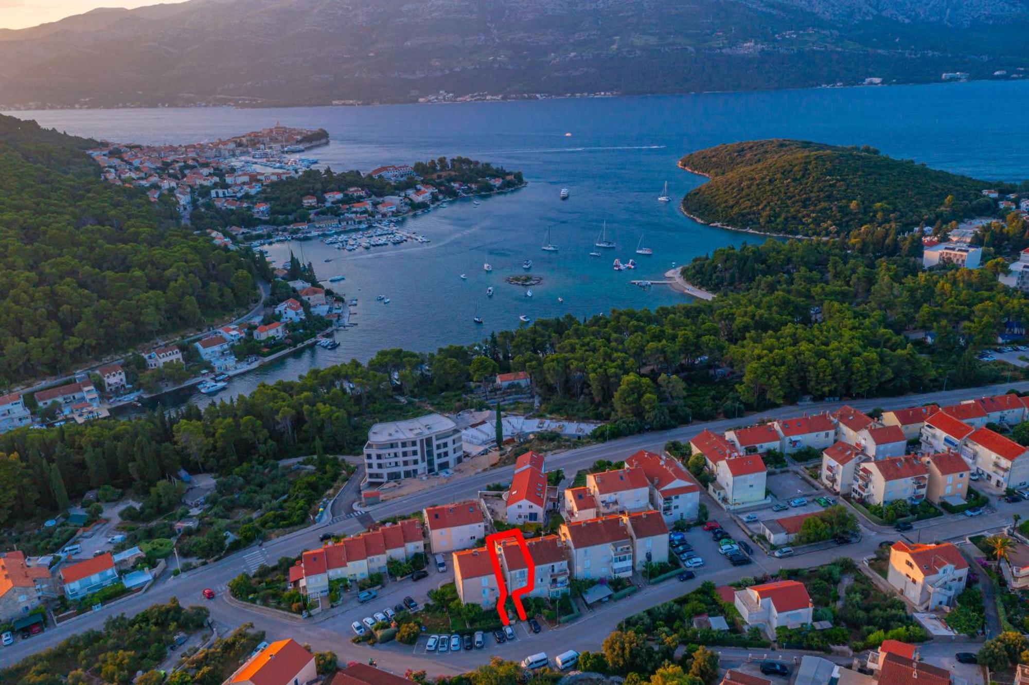 Apartmán Loft Panorama Korčula Exteriér fotografie